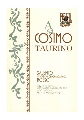 Cosimo Taurino A64 Rosso Salento IGP