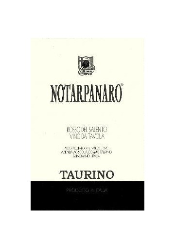 Notarparano Negroamaro Rosso Salento IGP