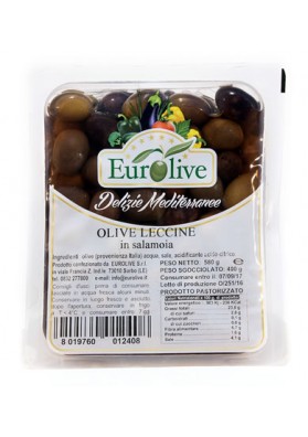 Olive verdi denocciolate in salamoia